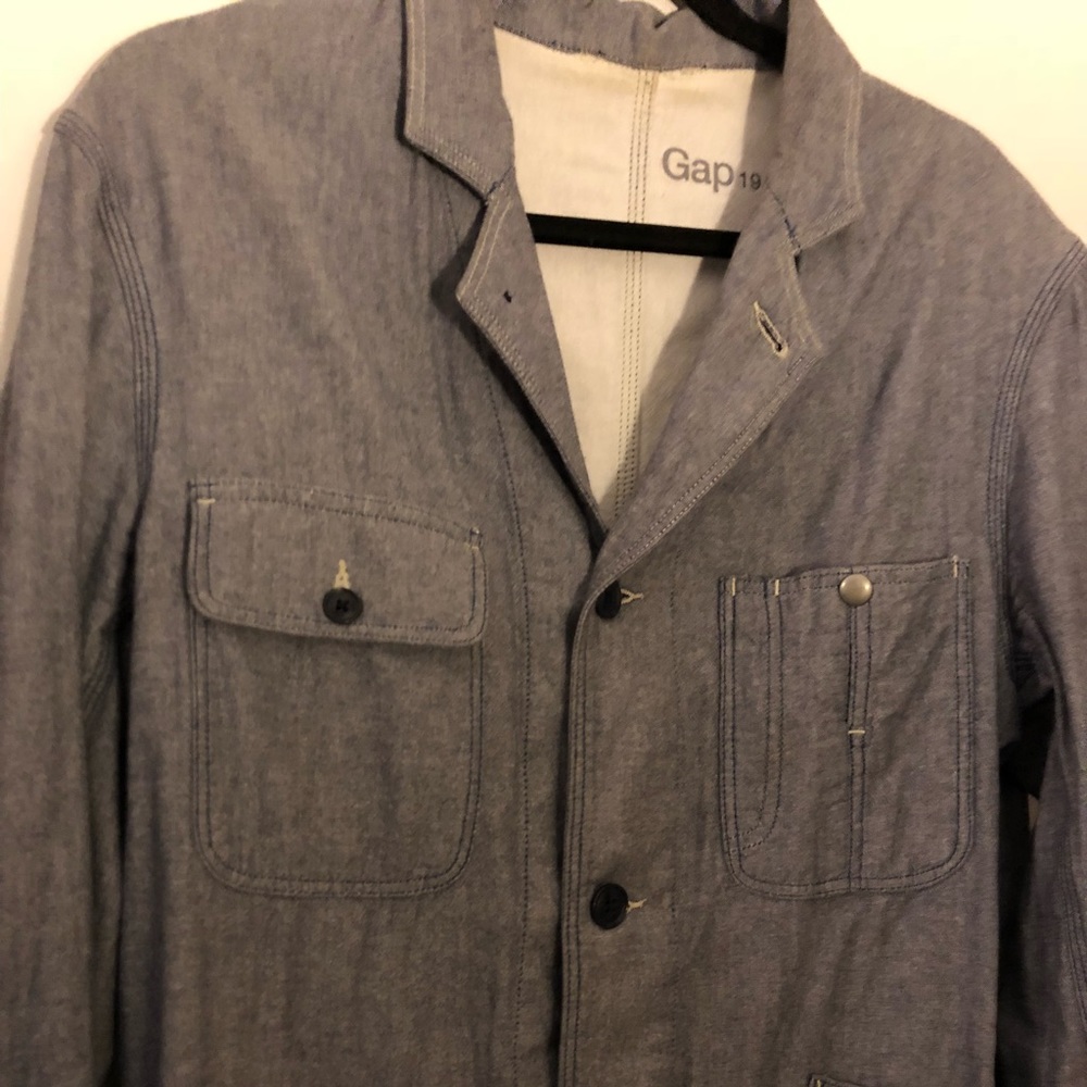 Gray Gap Causal Blazer